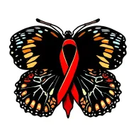 multiple sclerosis keep smyelin warrior monarch butterfly brain aneurysm ribbon tattoo design idea