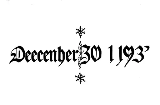 "December 30 1993 " tattoo design idea