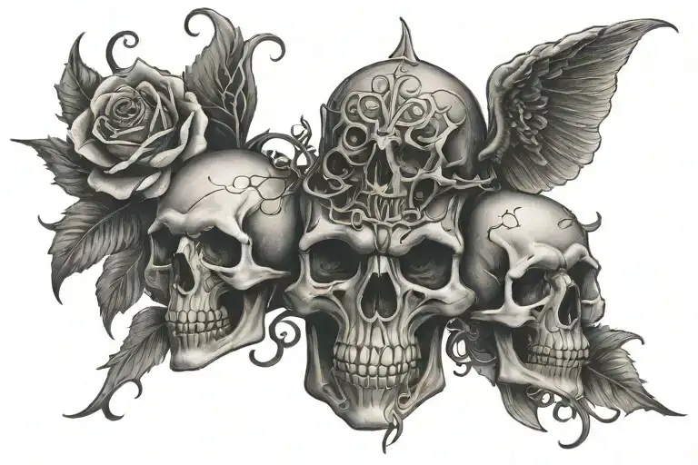 gothic inspired tattoo, black metal, tattoo "LIVE FOREVER DIE WNENEVER" tattoo design idea