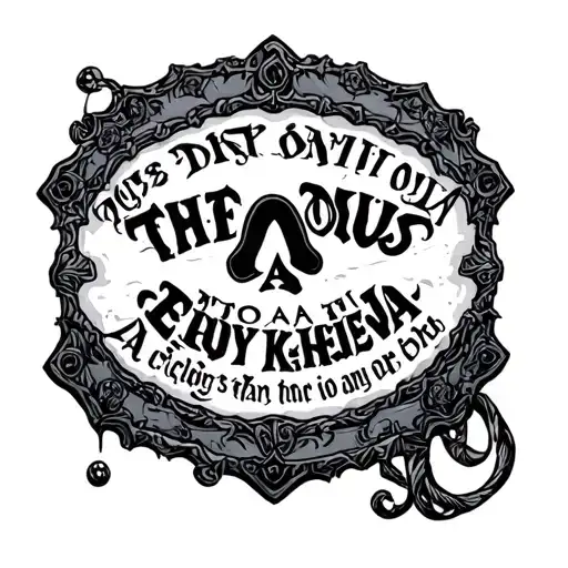 Ouija Old School Plate Tattoo Style tattoo design idea