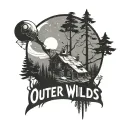 Outer Wilds For Rent tattoo design idea