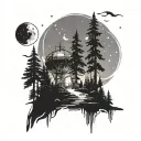 Outer Wilds For Rent tattoo design idea