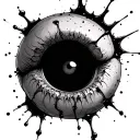 bullet holes on skin tattoo design idea