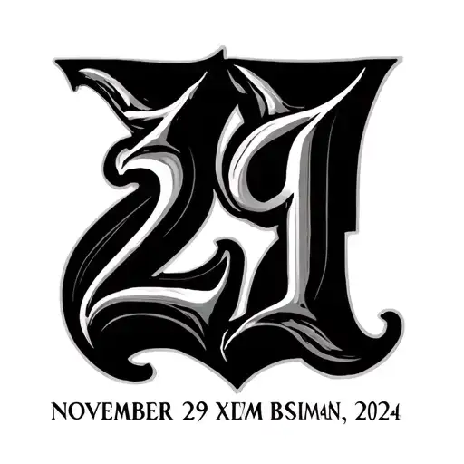 Roman numerals November 29 2024 tattoo design idea