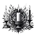 Candlestick Patterns tattoo design idea