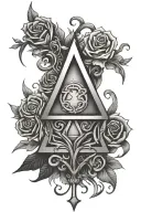 Boredom Symbol tattoo design idea