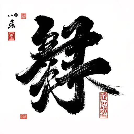 japanese signature for wood block print IDE tattoo design idea