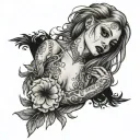 Slut tattoo design idea