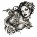 Slut tattoo design idea