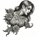 Slut tattoo design idea