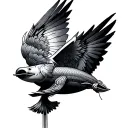 kamikaze tattoo design idea