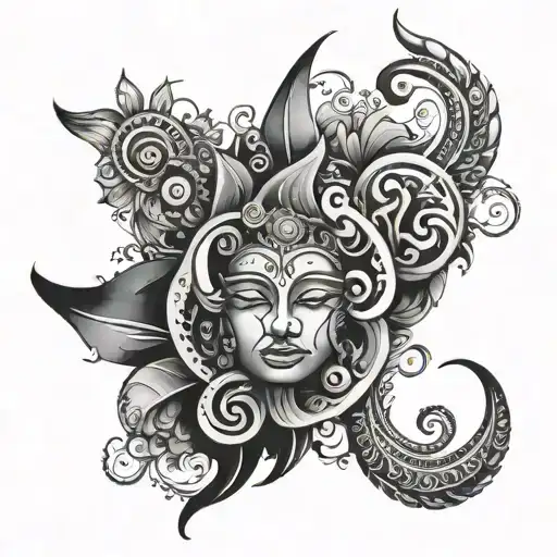 Bali tattoo design idea