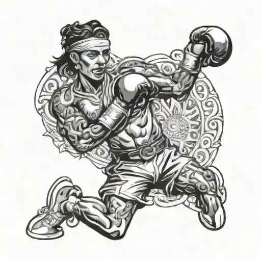 Boxing Gypsy tattoo design idea