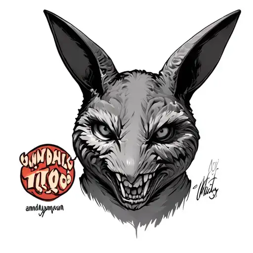 donnie darko meets candyman tattoo design idea
