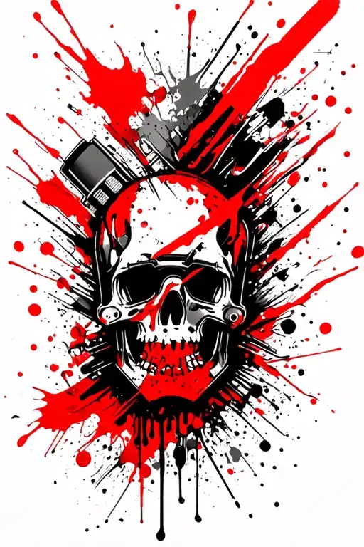 turbo motor tattoo design idea