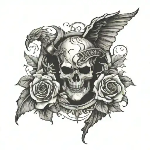 invictus tattoo design idea