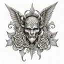 invictus tattoo design idea