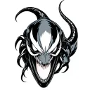 venom tattoo design idea
