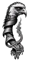 Anglo Saxon tattoo design idea