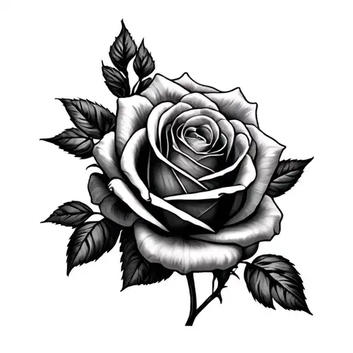 roses 222 on chest tattoo design idea