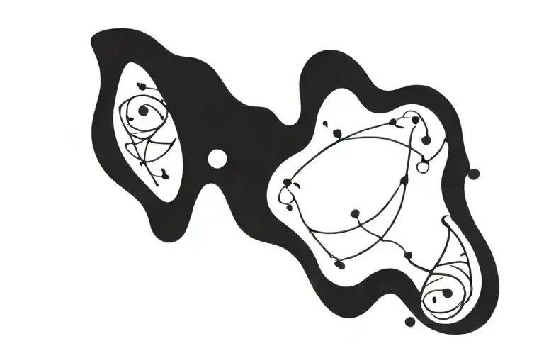 Pisces constellation tattoo design idea