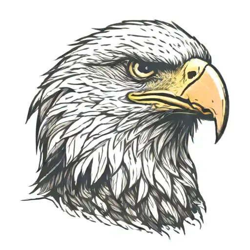 I WOULD LIKE A TATTOO ABOVE THE BREASTS THAT COVER THE NECKLINE AN ​​EAGLE THAT FACES VERY REALISTIC A LITTLE ROCK tattoo design idea