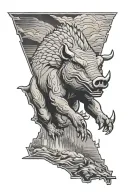 Arkansas razorback tattoo design idea