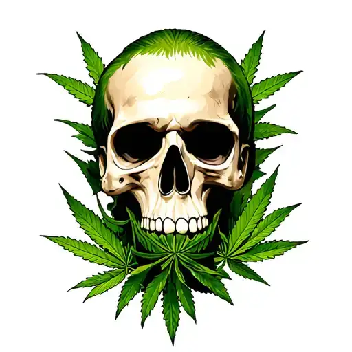 stoner 420 tattoo design idea