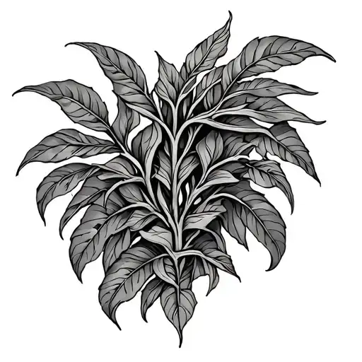 Ayahuasca Vine tattoo design idea