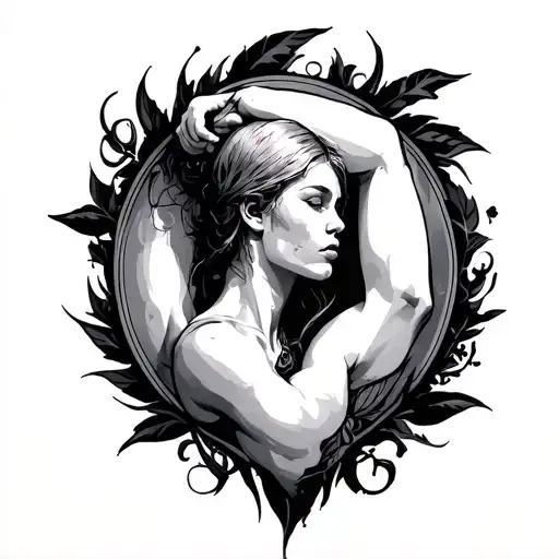 Inner Bicep tattoo design idea