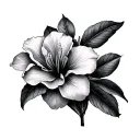 Oleander tattoo design idea