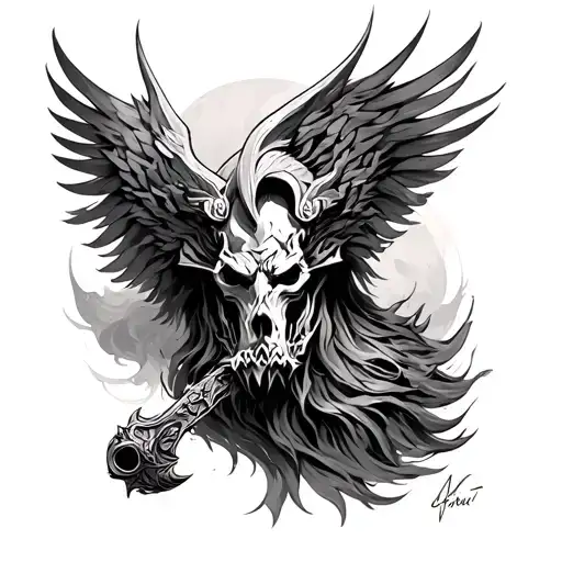 Ares God War tattoo design idea