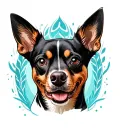 dog breed tattoo design idea