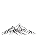 pikes peak tattoo design idea
