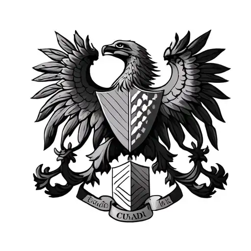 Ecuador Coat of Arms tattoo design idea