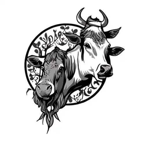 Farm tattoo design idea