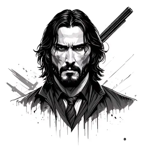 John Wick tattoo design idea