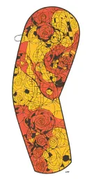 men paradoxes, between masculinité, strengh, domination, sauvage and feminity  tattoo design idea