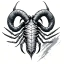 Scorpio And Aries tattoo design idea
