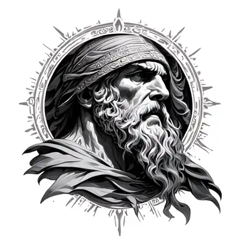 pantheon tattoo design idea