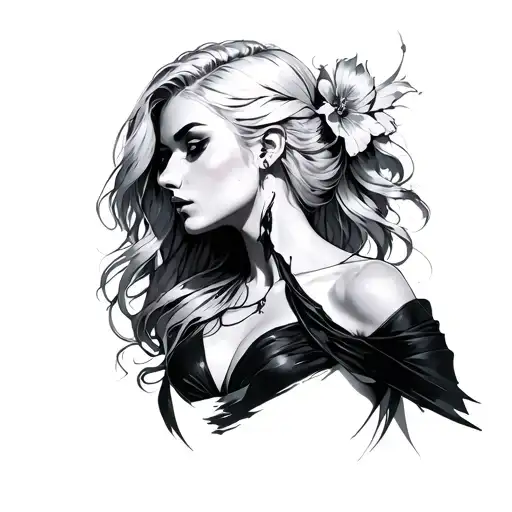 Annie Leonhart Sexy tattoo design idea