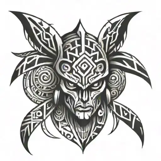 cyber tribal tattoo tattoo design idea