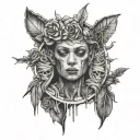 Depression tattoo design idea