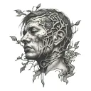 Depression tattoo design idea