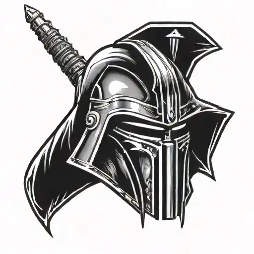 darth revan mask tattoo design idea
