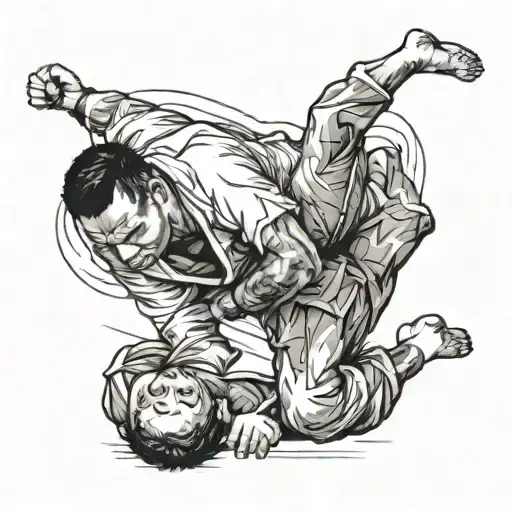 bjj tattoo design idea