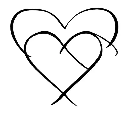Heart And Infinity symbol tattoo design idea
