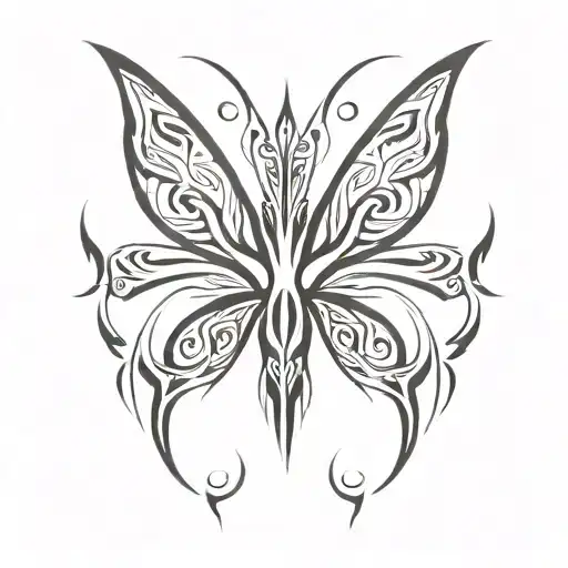 stencil art tattoo design idea