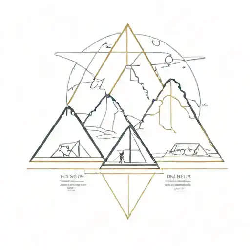 celebrating an Antarctic expedition, featuring the outline of the continent and Scott-pyramid tents to emphasize the iso tattoo design idea