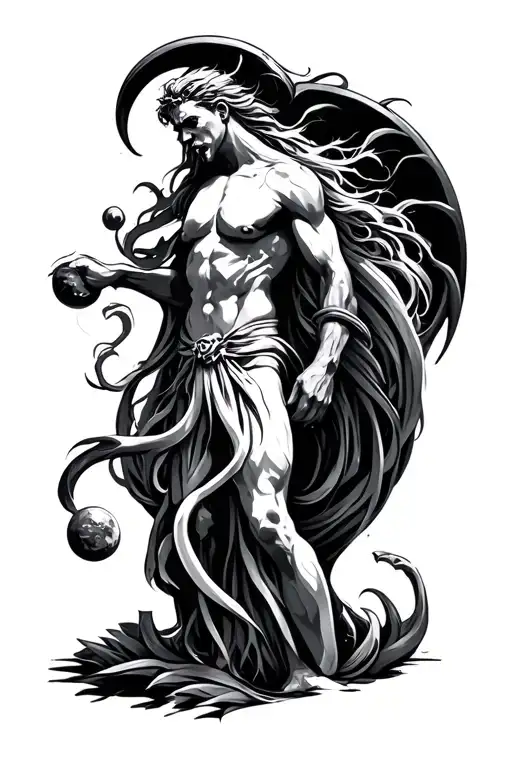 Aquarius tattoo design idea